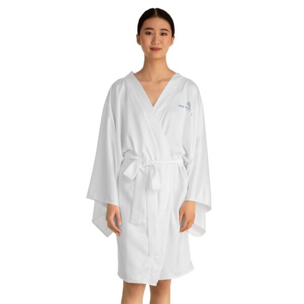 The White Lotus Long Sleeve Kimono Robe (aka Lab Coat) - Image 3