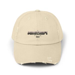A Minecraft Movie Unisex Distressed Cap