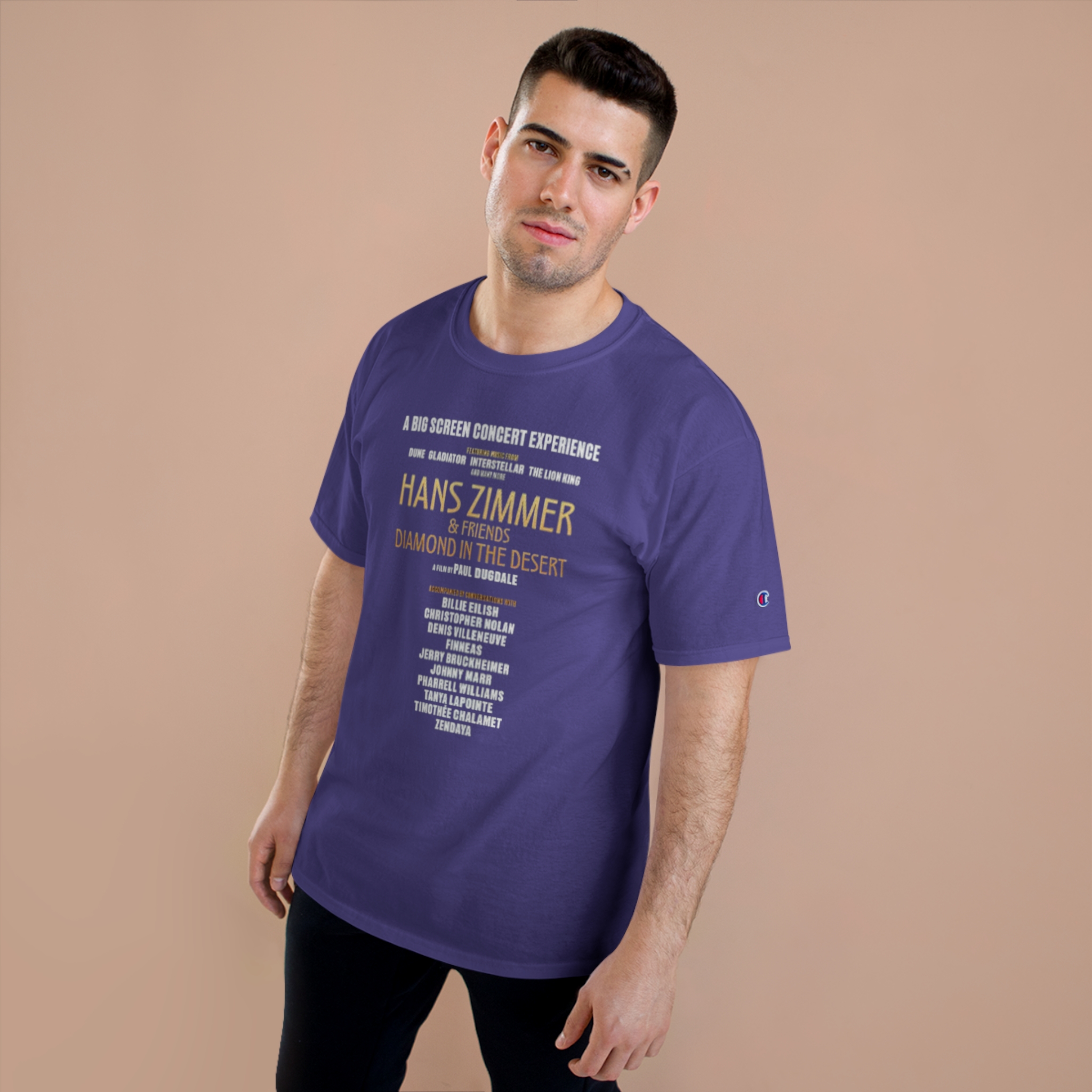 Hans Zimmer & Friends: Diamond in the Desert Champion T-Shirt - Image 19