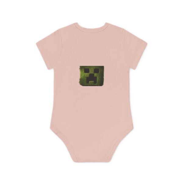 A Minecraft Movie Baby Organic Short Sleeve Bodysuit - Image 8