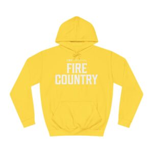 Fire Country Unisex College Hoodie