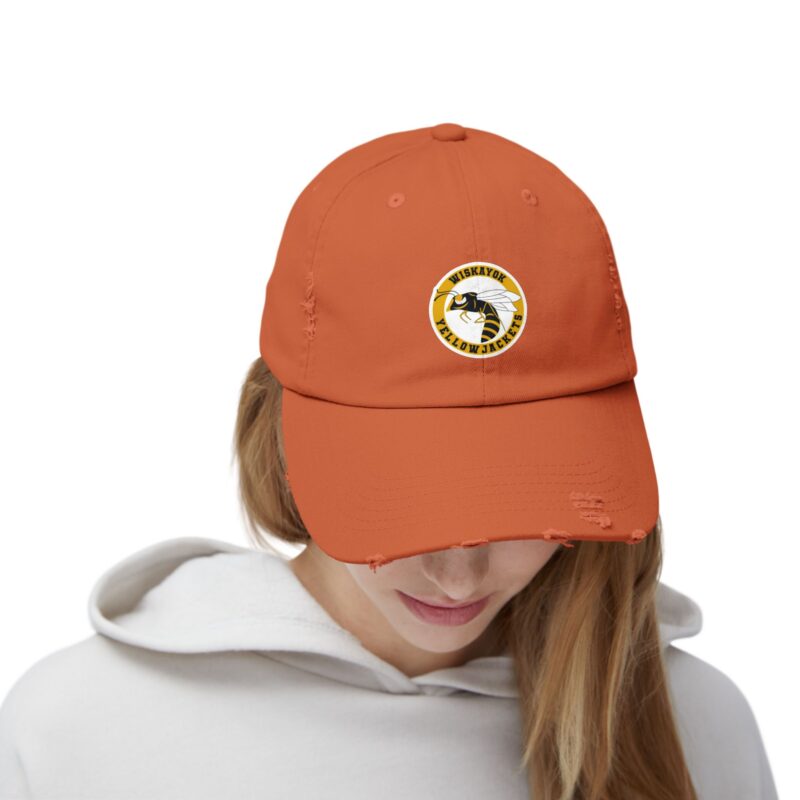 Yellowjackets Origins Unisex Distressed Cap - Image 4
