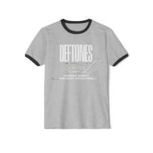 Deftones Unisex Cotton Ringer T-Shirt