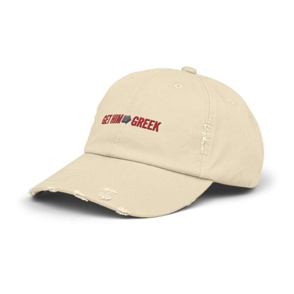 Get Him to the Greek Unisex Distressed Cap - Image 2