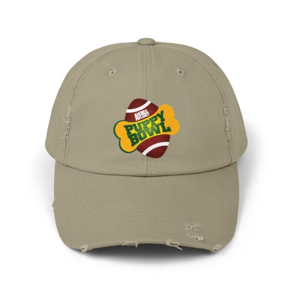 Puppy Bowl Unisex Distressed Cap - Image 5