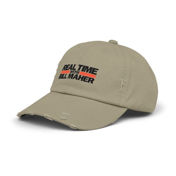 Real Time with Bill Maher Unisex Distressed Cap - Image 6