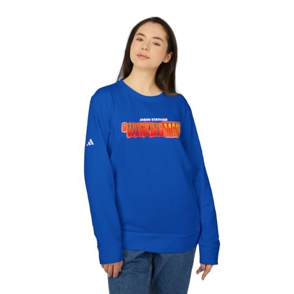 A Working Man Adidas Unisex Fleece Crewneck Sweatshirt - Image 15