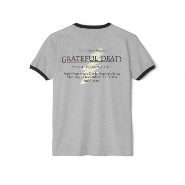 The Grateful Dead New Year's 1984 Cotton Ringer T-Shirt - Image 14