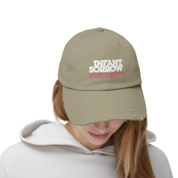 Get Him to the Greek Unisex Distressed Cap - Image 8