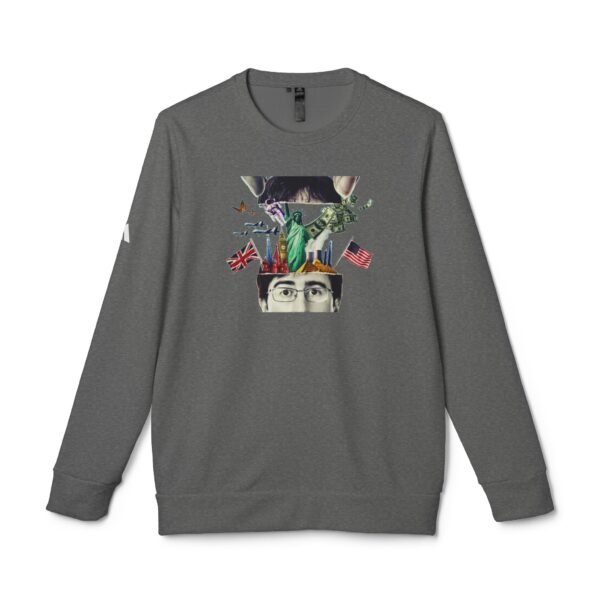 Last Week Tonight with John Oliver Adidas Unisex Fleece Crewneck Sweatshirt - Image 9