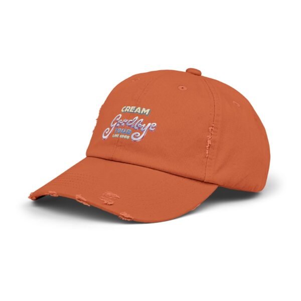 Cream Unisex Distressed Cap - Image 14