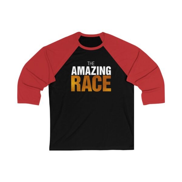 The Amazing Race Unisex 34 Sleeve Baseball Tee