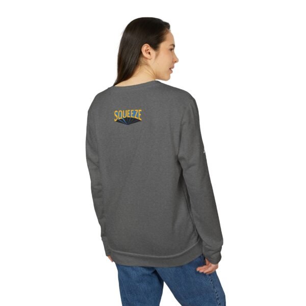 Squeeze Adidas Unisex Fleece Crewneck Sweatshirt - Image 4