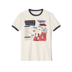 David Byrne Unisex Cotton Ringer T-Shirt