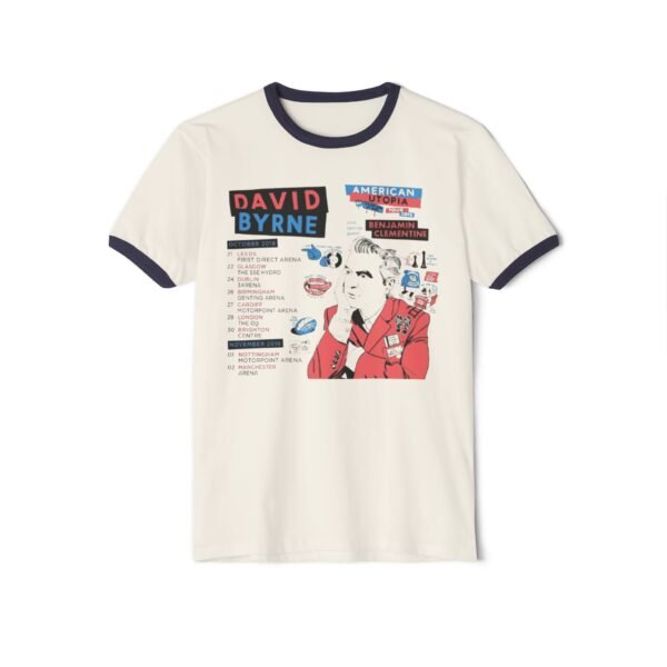 David Byrne Unisex Cotton Ringer T-Shirt