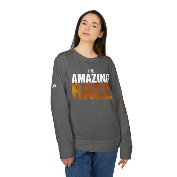 The Amazing Race Adidas Unisex Fleece Crewneck Sweatshirt - Image 3