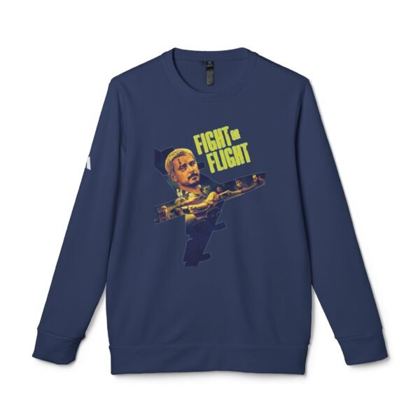 Fight or Flight Adidas Unisex Fleece Crewneck Sweatshirt - Image 9
