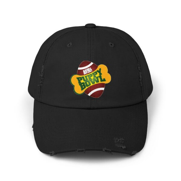 Puppy Bowl Unisex Distressed Cap