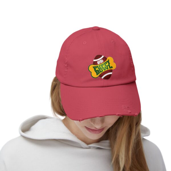 Puppy Bowl Unisex Distressed Cap - Image 32