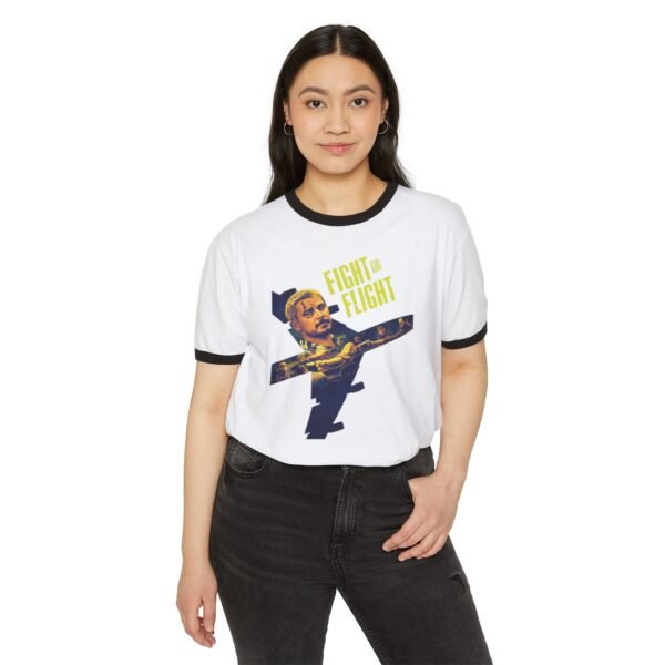 Fight or Flight Unisex Cotton Ringer T-Shirt - Image 15