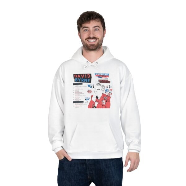 David Byrne Unisex EcoSmart® Pullover Hoodie Sweatshirt - Image 4