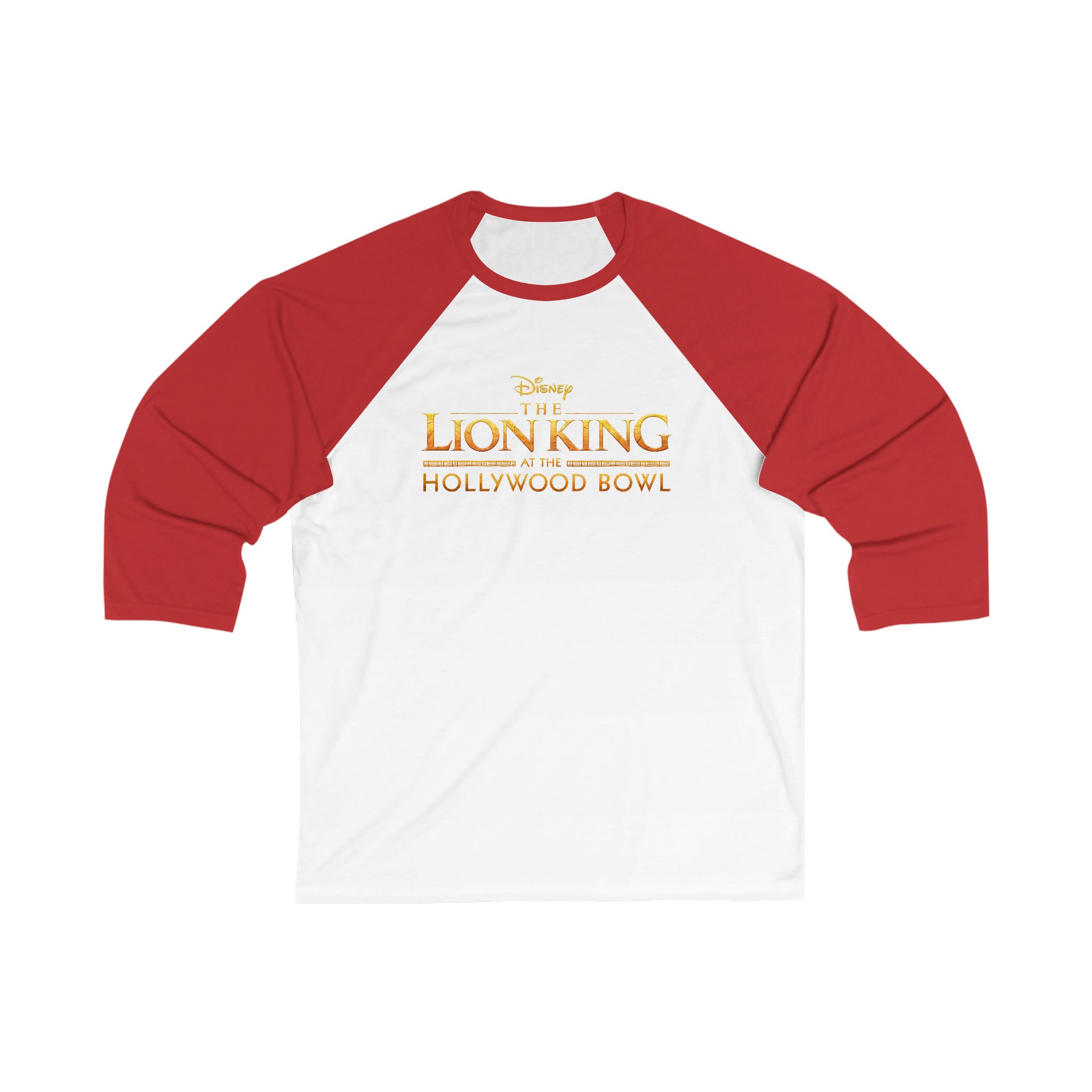 The Lion King The Hollywood Bowl Unisex 34 Sleeve Baseball Tee - Image 5