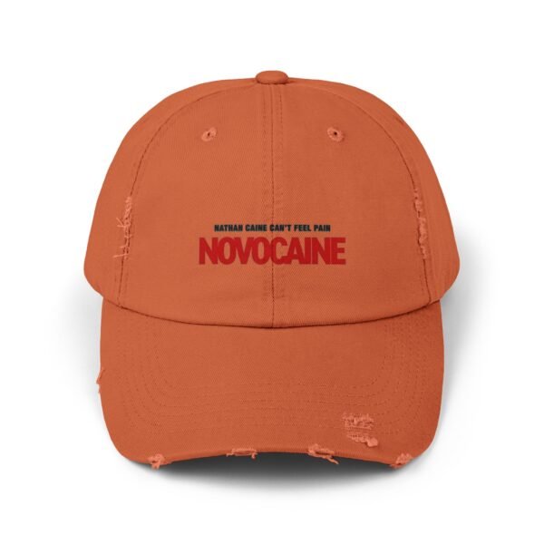 Novocaine Unisex Distressed Cap - Image 5