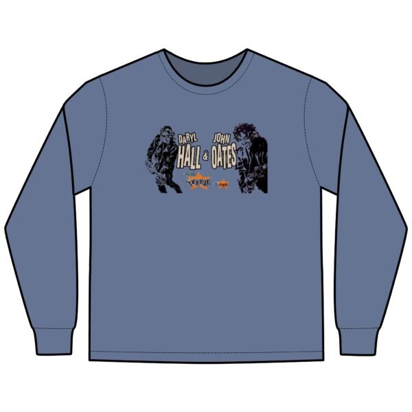 Hall & Oates ComfortWash® Garment-Dyed Long Sleeve T-Shirt - Image 3