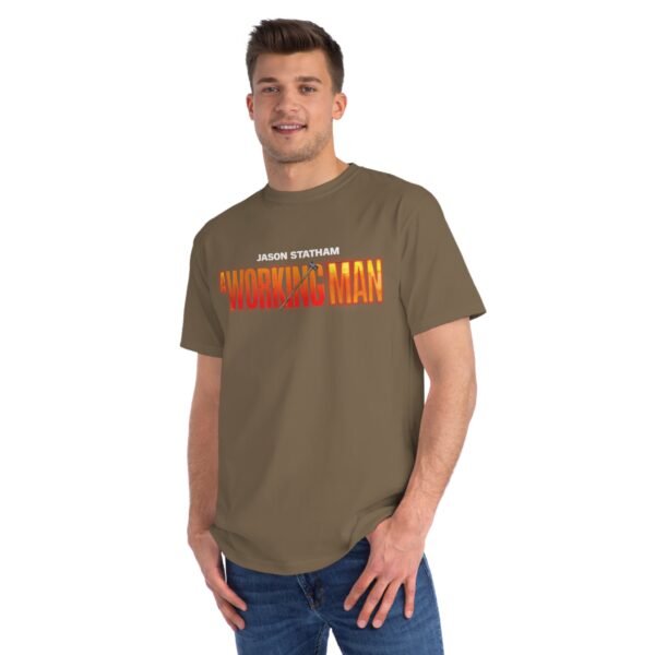 A Working Man Organic Unisex Classic T-Shirt - Image 3
