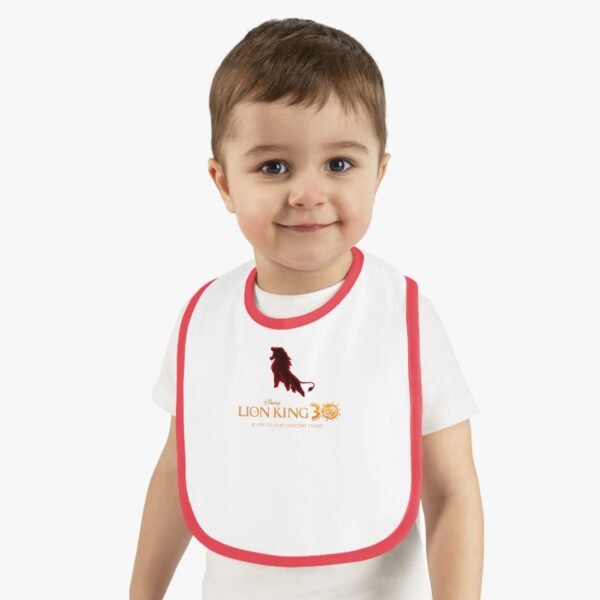 The Lion King The Hollywood Bowl Baby Contrast Trim Jersey Bib - Image 11