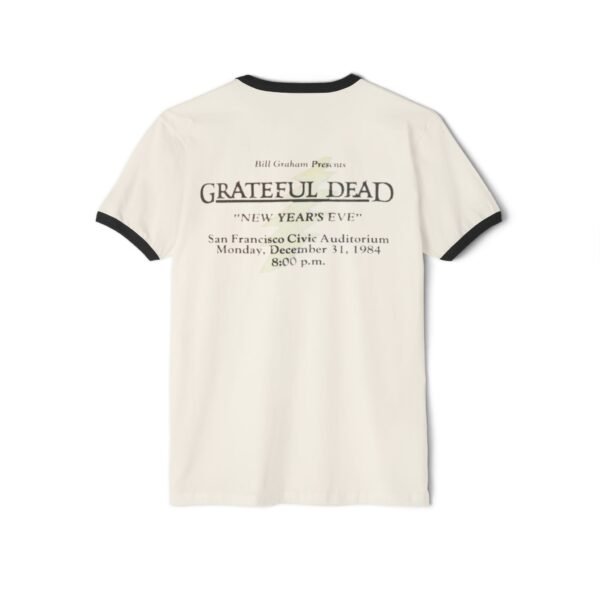 The Grateful Dead New Year's 1984 Cotton Ringer T-Shirt - Image 2