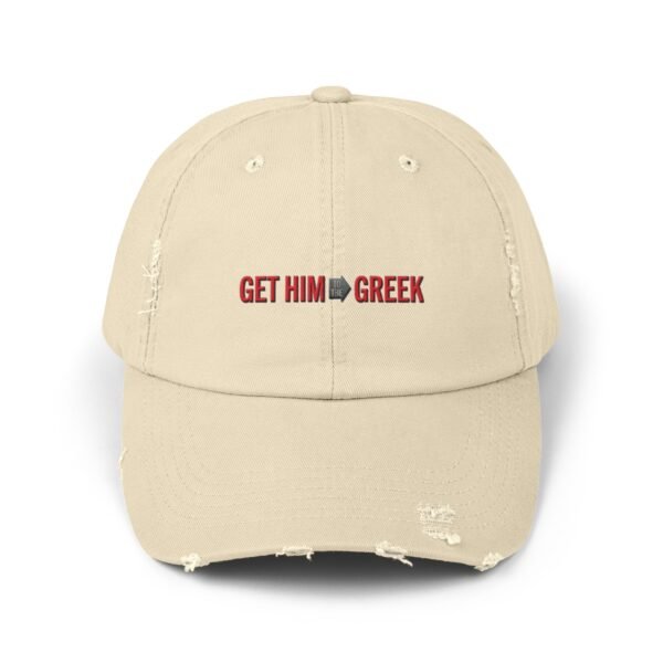 Get Him to the Greek Unisex Distressed Cap