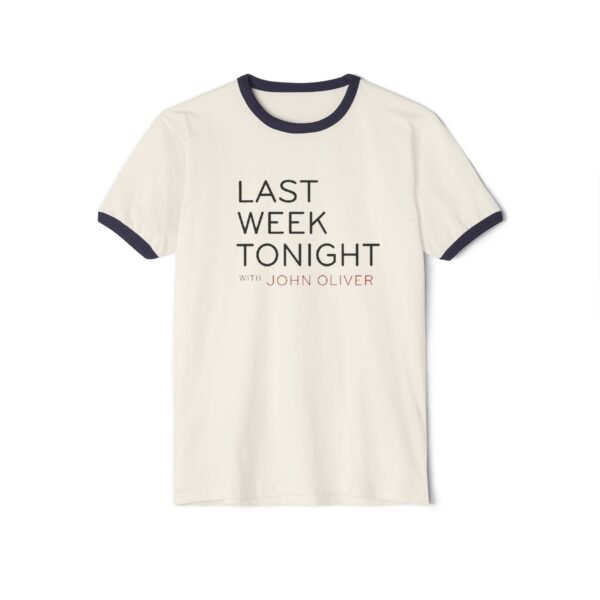 Last Week Tonight with John Oliver Unisex Cotton Ringer T-Shirt