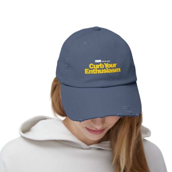 Curb Your Enthusiasm Unisex Distressed Cap - Image 4