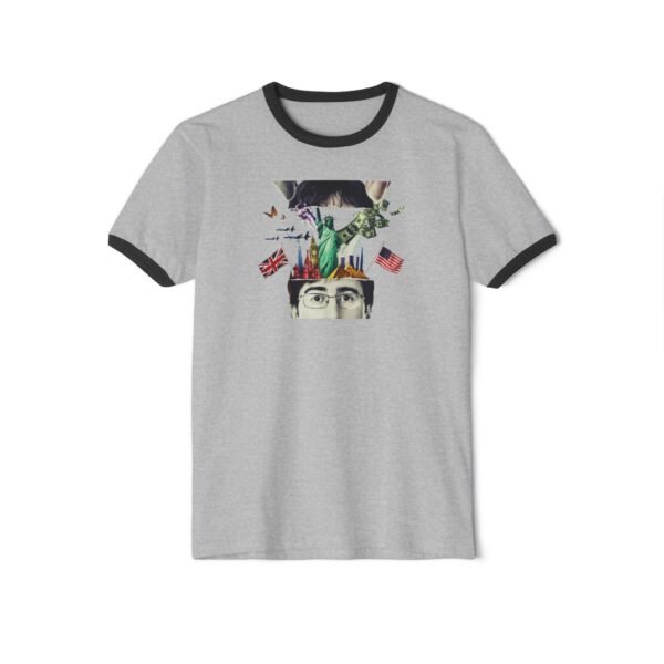 Last Week Tonight with John Oliver Unisex Cotton Ringer T-Shirt - Image 13