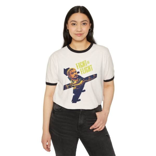 Fight or Flight Unisex Cotton Ringer T-Shirt - Image 11