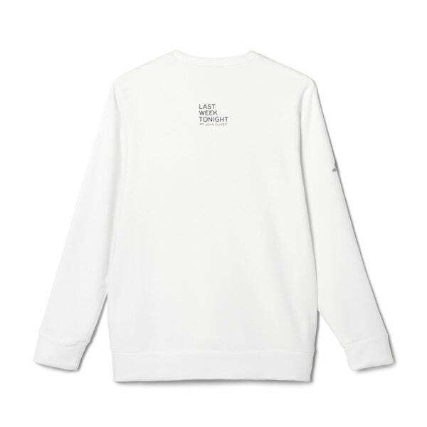 Last Week Tonight with John Oliver Adidas Unisex Fleece Crewneck Sweatshirt - Image 2