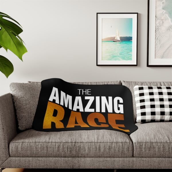 The Amazing Race Sherpa Blanket, Two Colors - Image 7