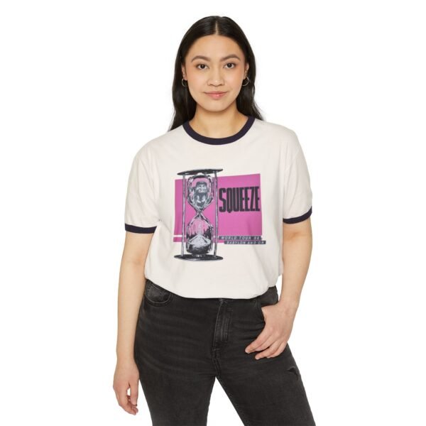 Squeeze Unisex Cotton Ringer T-Shirt - Image 3