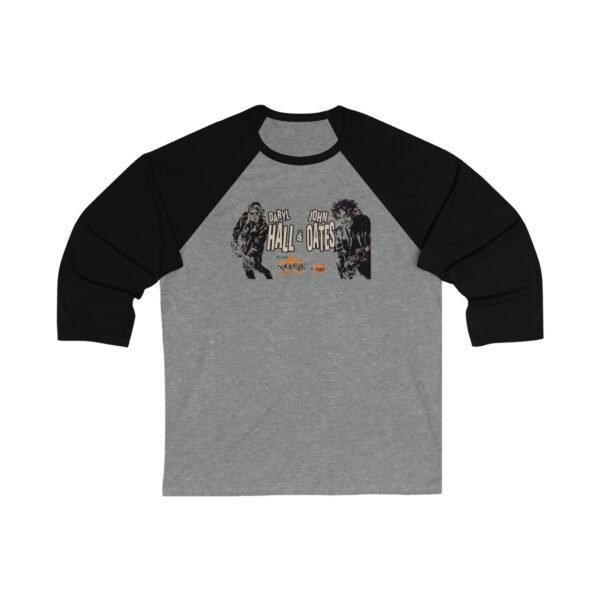 Hall & Oates Unisex 3/4 Sleeve Baseball Tee - Image 5