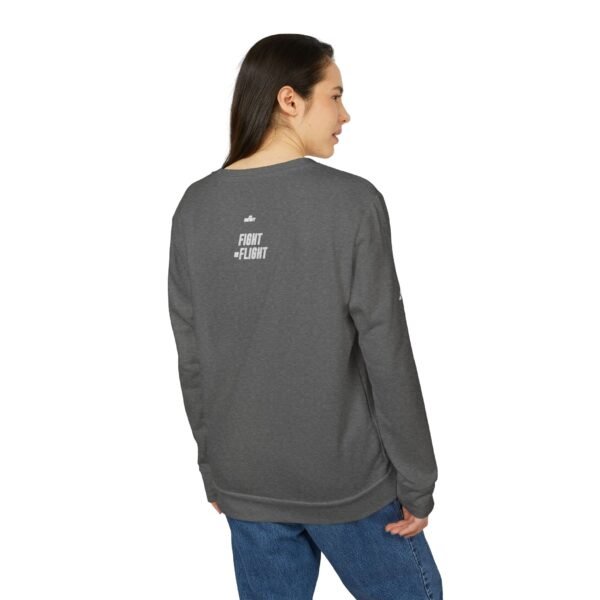 Fight or Flight Adidas Unisex Fleece Crewneck Sweatshirt - Image 4