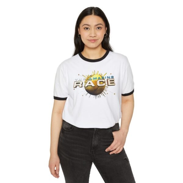 The Amazing Race Unisex Cotton Ringer T-Shirt - Image 7