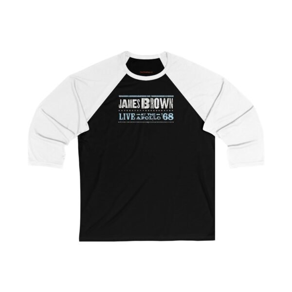 James Brown Unisex 3/4 Sleeve Baseball Tee