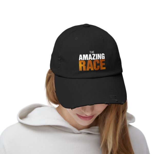 The Amazing Race Unisex Distressed Cap - Image 8