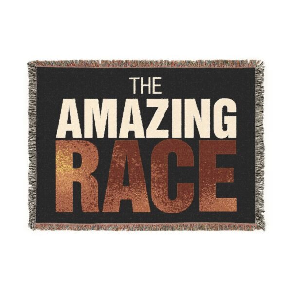 The Amazing Race Woven Blanket