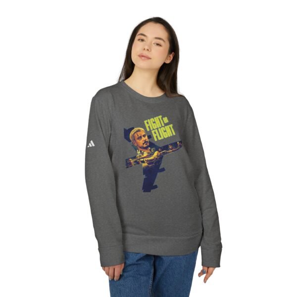 Fight or Flight Adidas Unisex Fleece Crewneck Sweatshirt - Image 3