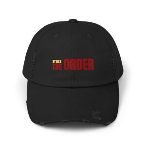 The Order Unisex Distressed Cap