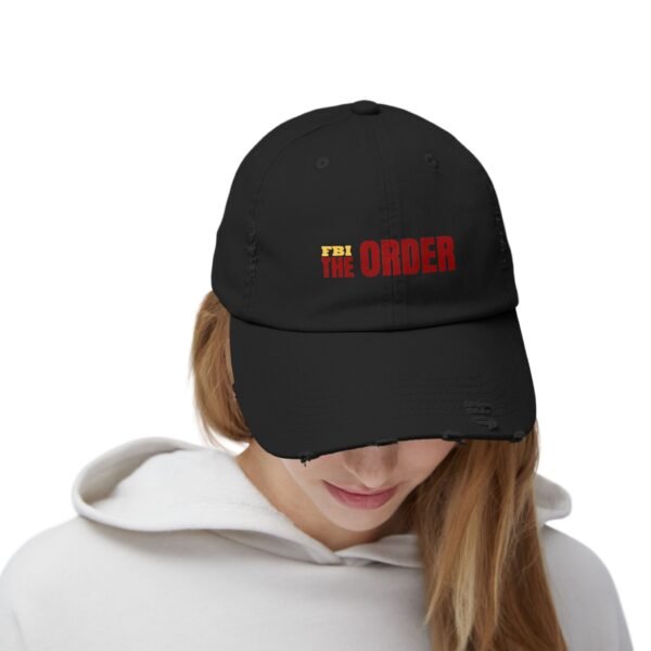 The Order Unisex Distressed Cap - Image 4