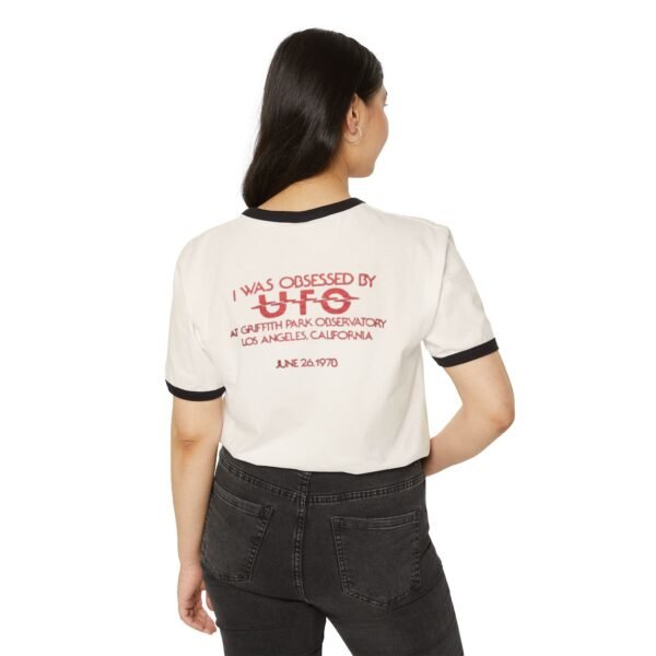 UFO Unisex Cotton Ringer T-Shirt - Image 8