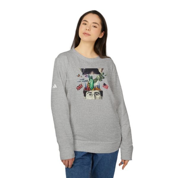 Last Week Tonight with John Oliver Adidas Unisex Fleece Crewneck Sweatshirt - Image 7